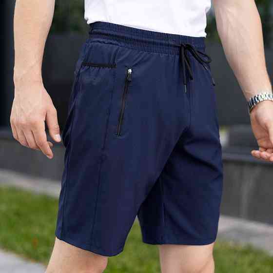 Темно-сині чоловічі шорти прямого крою Pobedov Vil'nyy Київ