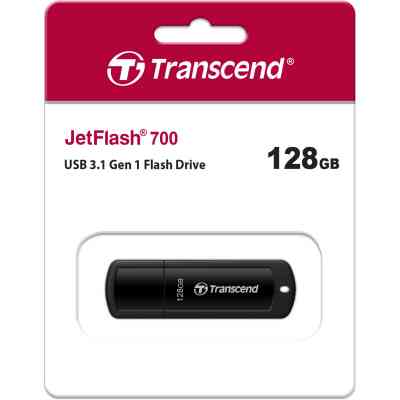 USB флеш накопитель Transcend 128GB JetFlash 700 USB 3.0 (TS128GJF700) Винница