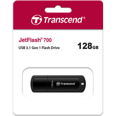 USB флеш накопичувач Transcend 128GB JetFlash 700 USB 3.0 (TS128GJF700) Вінниця - фото 3