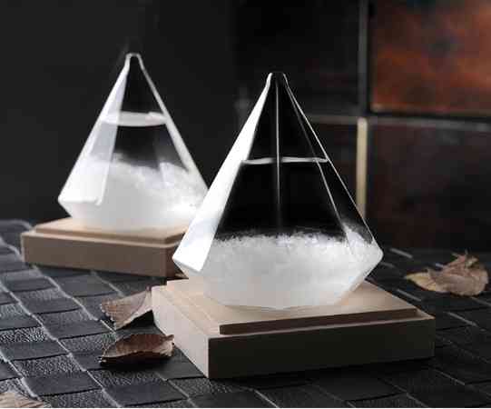 УЦЕНКА КОРОБКА Барометры Штормгласс Кристалл Призма с LED подсветкой Storm glass Кременчуг