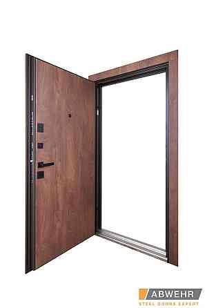 Двери входные, квартирные ABWEHR. Модель 515/0 STELLA Цвет Спил дерево Коньячное / Спил дерево Коньячное 960 Киев