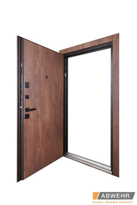 Двери входные, квартирные ABWEHR. Модель 515/0 STELLA Цвет Спил дерево Коньячное / Спил дерево Коньячное 960 Киев - изображение 3