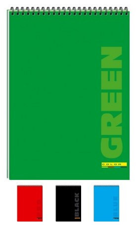 Зошит "Графіка" спіраль A4 48арк ВА4248-001 COLOR, шт Київ - фото 1