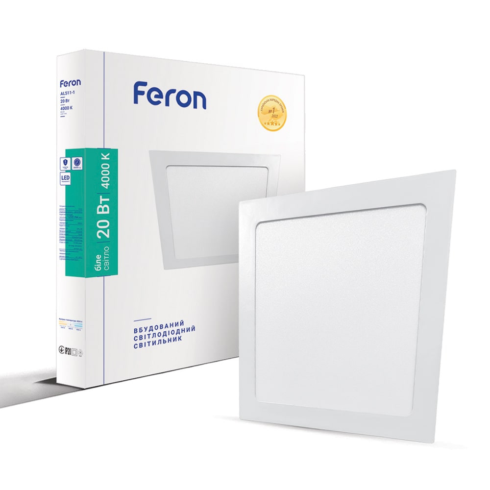 Світлодіодний світильник Feron AL511-1 20Вт 4000K Харьков - изображение 1