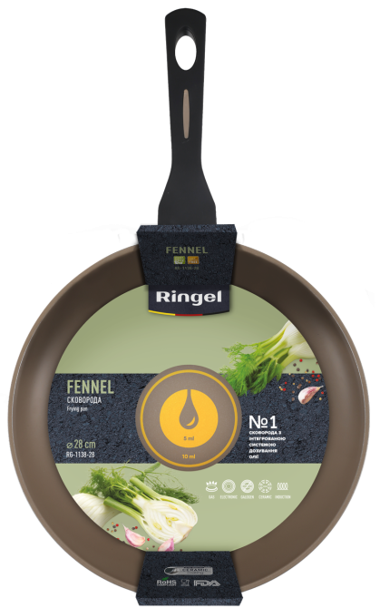 Сковорода Ringel Fennel 28 см (6565928) Киев - изображение 3
