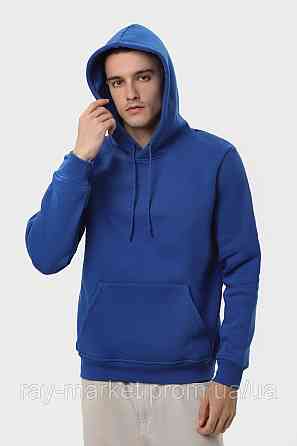 Худі чоловіче базове утеплене RAY BASIC волошкове (U0401M-Royal Blue) Київ