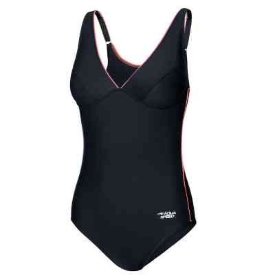 Купальник Aqua Speed Grace 355-36 чорний, червоний 38 (5905718615551) Вінниця