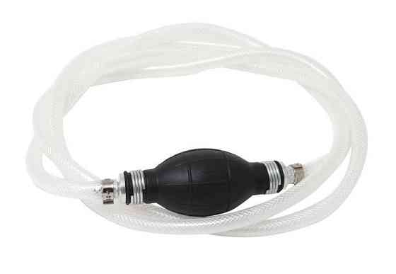 Шланг для перекачування рідин бензомаслостійкий з насосом груша (ø8мм, L-2м) Forsage F-6330208 Одесса