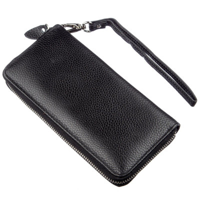 Гаманець ST Leather Шкіряний Чорний (18933) Вінниця - фото 2