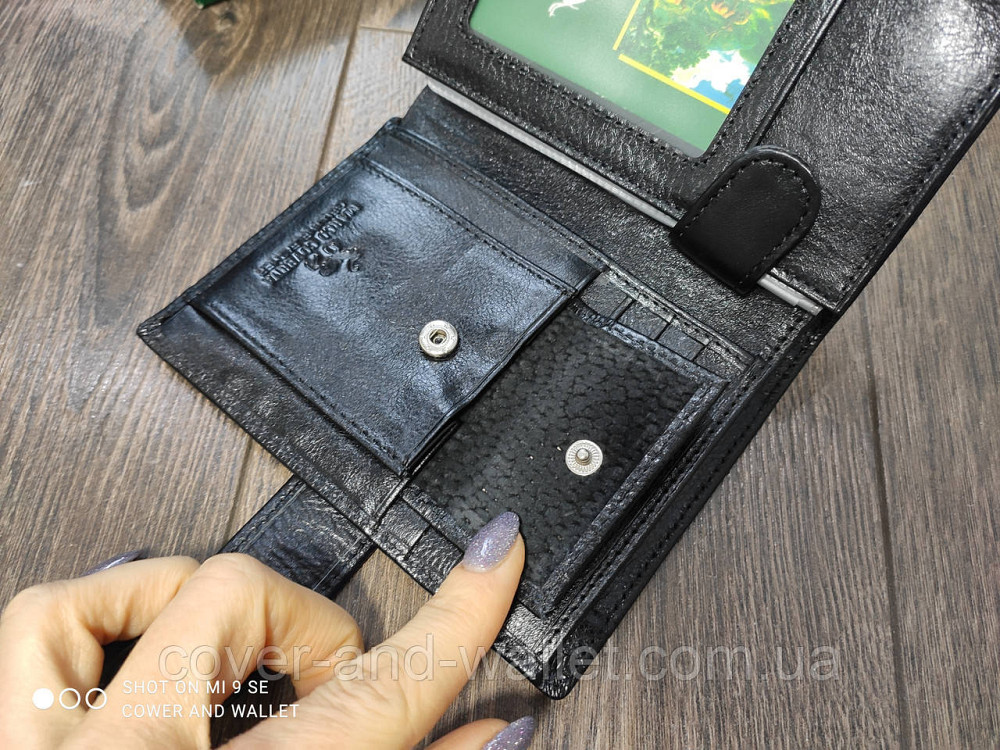 Чоловіче шкіряне портмоне для прав та документів Marco coverna MC 5176 Київ - фото 6