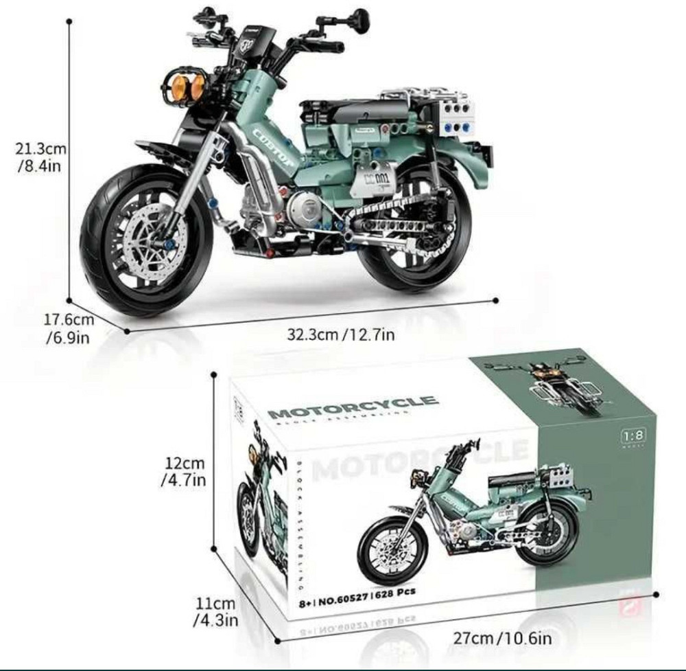 Конструктор мотоцикл Harley Davidson 586 деталей | Сумісний з LEGO | Байк для дорослих та дітей Київ - фото 7