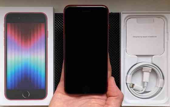 НОВИЙ — iPhone SE 2022 — 64 гб — 100% АКБ — PRODUCT RED — NEVERLOCK. Київ