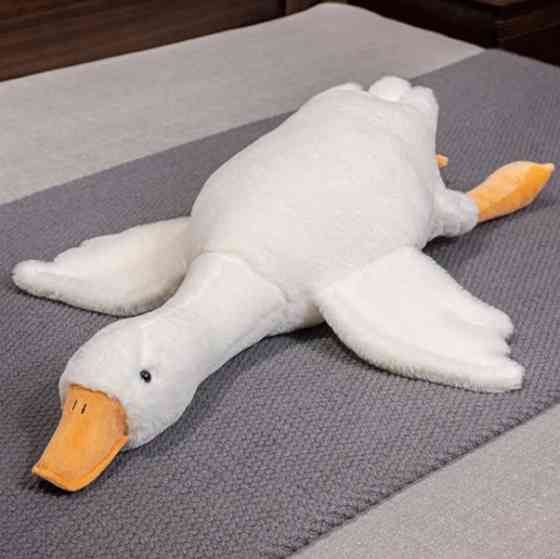 Гусь обіймусь 70см м'яка іграшка, подушка обіймашка Київ