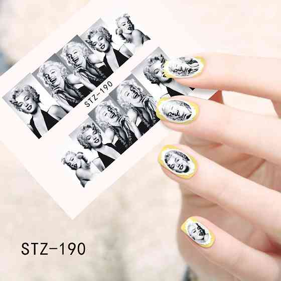 Наклейки для ногтей Монро STZ-190 Киев