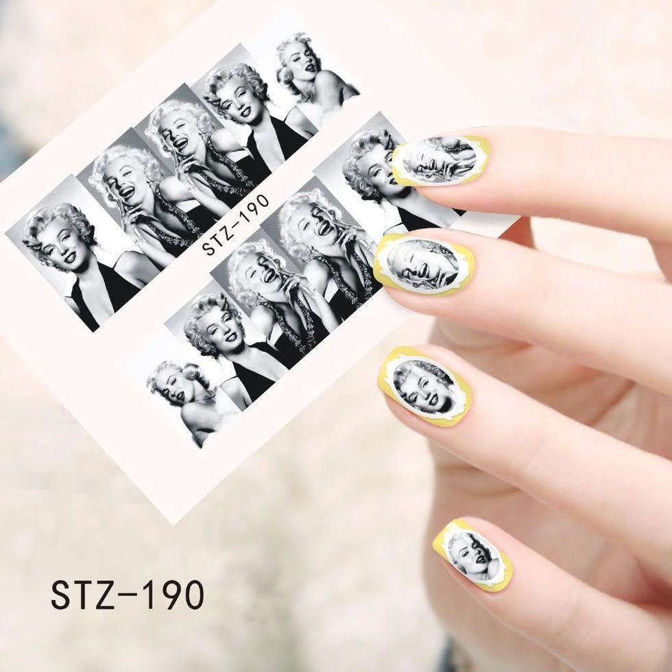 Наклейки для нігтів Монро STZ-190 Київ - фото 1