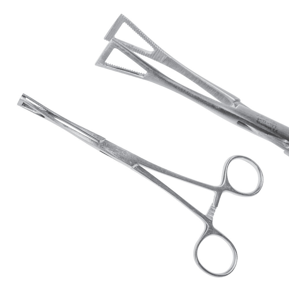 Зажим для удержания Pennington, 15,5 см, окончатый треугольный прямой, J-17-177 Днепр - изображение 1