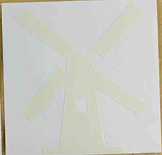 Наклейка люминесцентная 