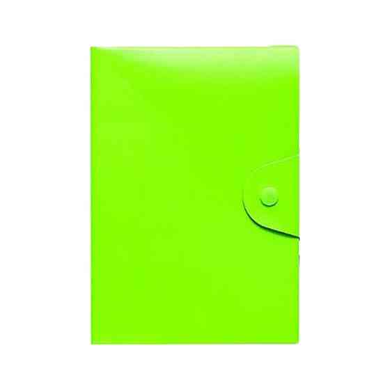 Блокнот А6 на кнопке 5901-3Х клетка 80 листов 11х16 см Зеленый Винница