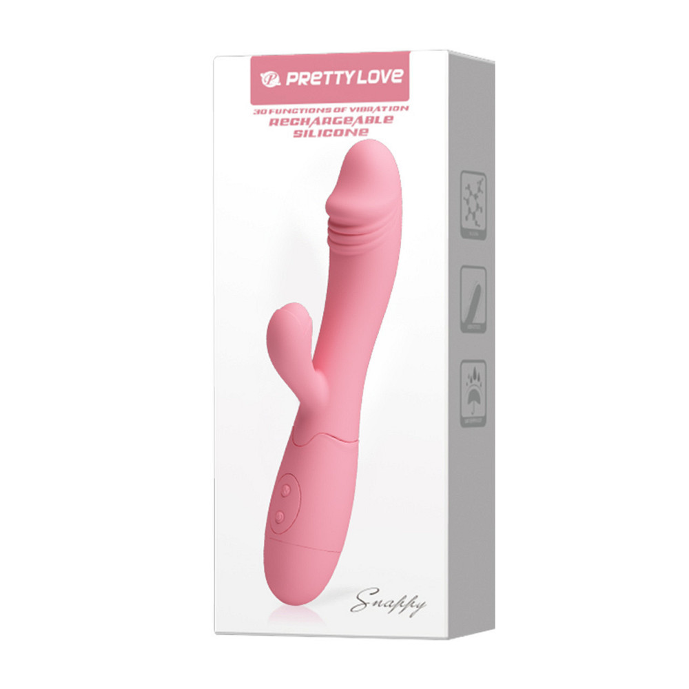 Вібратор - Pretty Love Snappy Vibrator Light Pink Sex Aura Київ - фото 10