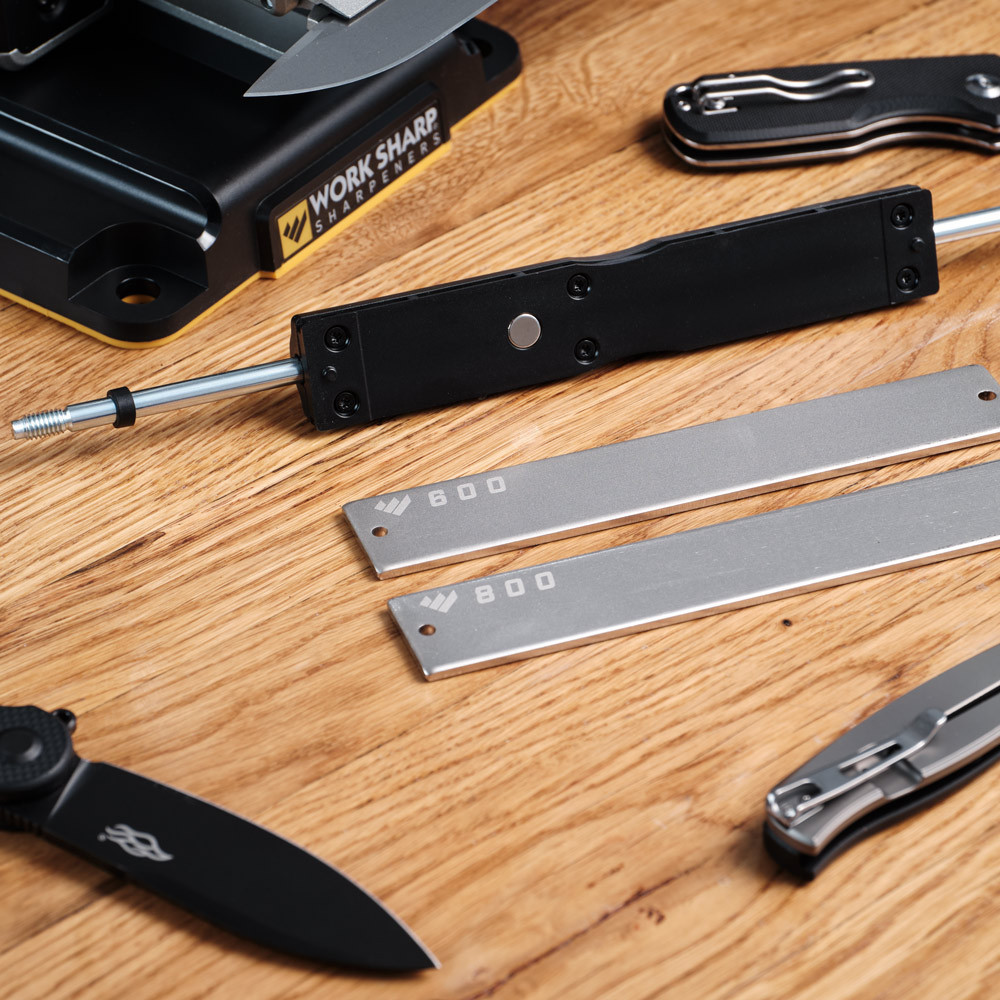 Work Sharp набор сменных пластин Fine Diamond (600/800) для точилки WSBCHPAJ-PRO, 2 шт Ровно - изображение 4