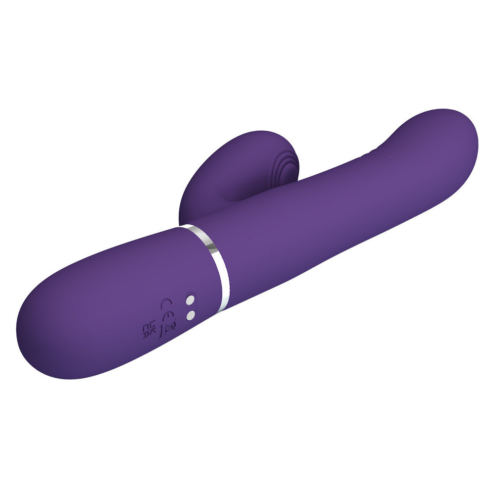 Вибромассажер с поступательным движением серии Pretty Love - Mariana Twinkled Dark Purple 7 vibration Sex Aura Киев - изображение 8