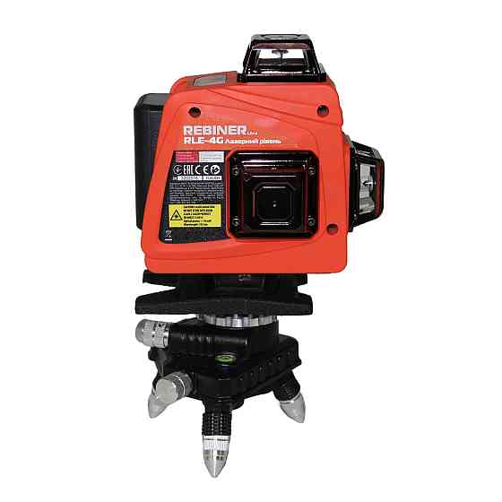 Лазерний рівень 16 променів Rebiner RLE-4G зелений діод (4000 мА / год), гарантія 36 міс Львів