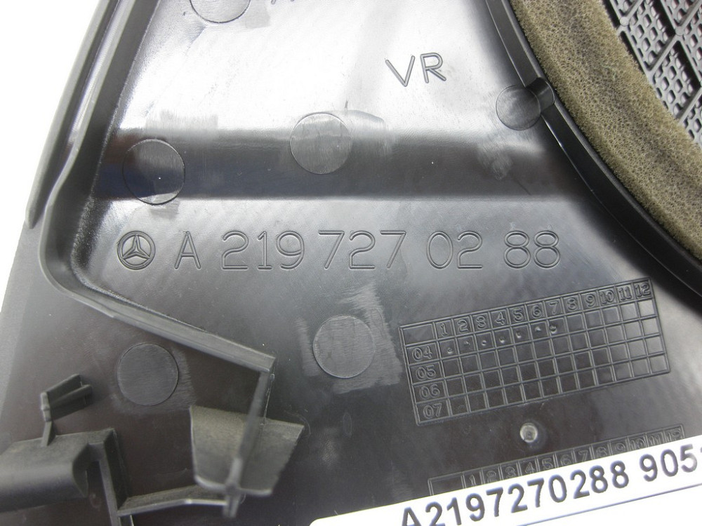 Mercedes-Benz  A2197270288 9051 Накладка динаміка чорна передньої правої дверної картки CLS C219 Одеса - фото 8