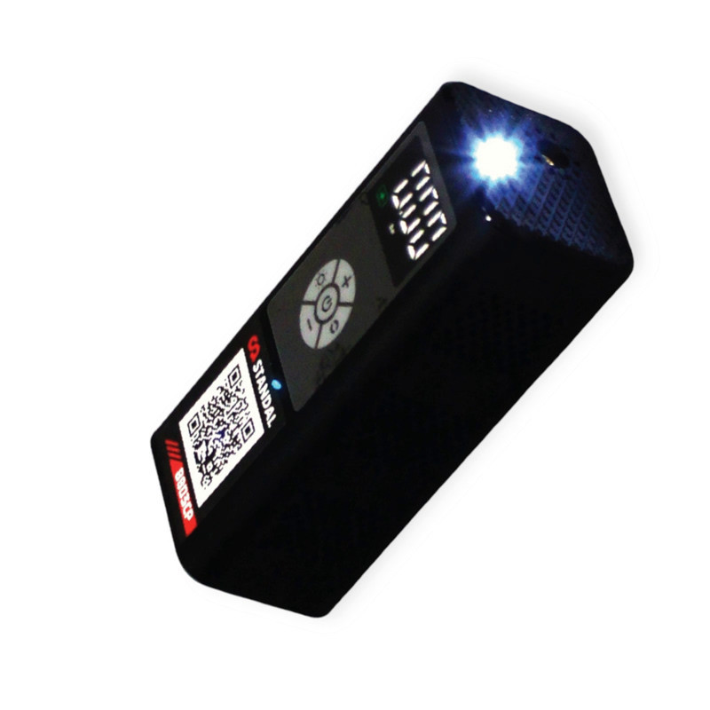 Компрессор mini standal 10атм/0.14м шланг/акб 2000mah/usb заряд./насадки/фонарь/led дисплей Мукачево - изображение 1