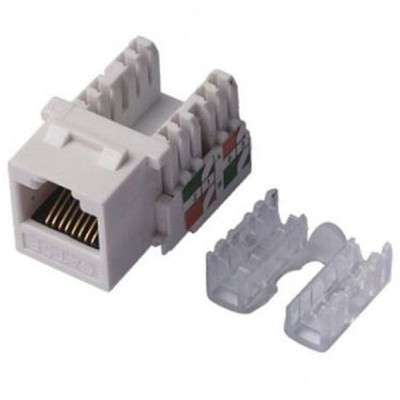 Модуль Keystone RJ45 UTP Cat 5e Slim 110 IDC Kingda (KD-KJ2085UC5E) Винница - изображение 1