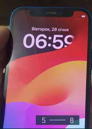 Айфон iPhone 12 mini 128Gb. Blue .АКБ82% Харків