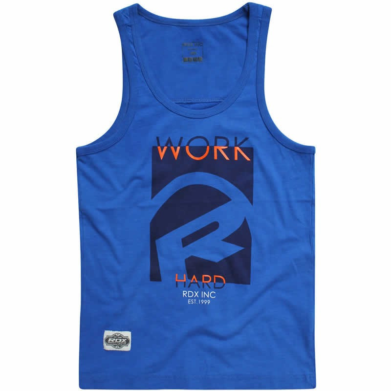 Майка тренувальна RDX Blue S Каменское - изображение 1