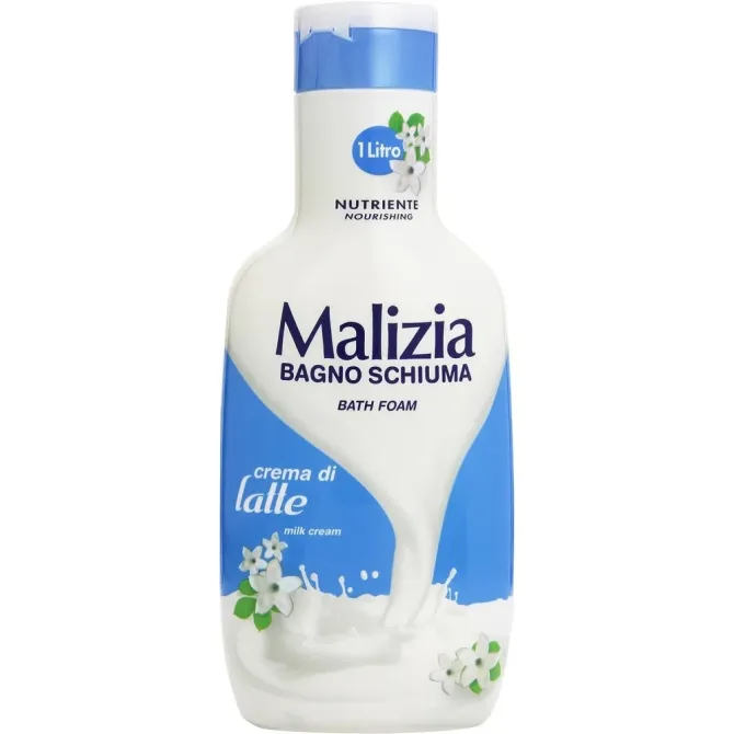 Гель-пена для ванны и душа (молочные сливки) Malizia Bagno Schiuma Crema Di Latte, 1000 мл Львов - изображение 1