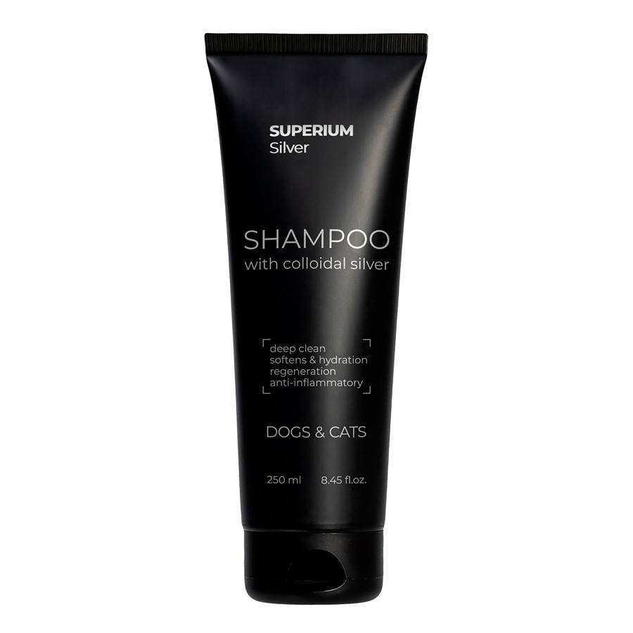 СУПЕРІУМ Сільвер шампунь універсальний з колоїдним сріблом для котів та собак, 250 мл Коломыя - изображение 1