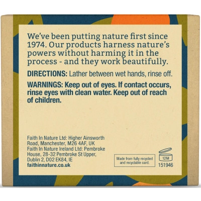 Тверде мило Faith in Nature Натуральне З апельсином 100 г (5013575111113) Вінниця - фото 2