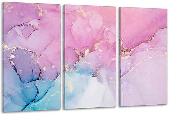 Модульна картина у вітальню/ спальню Абстракцезія ART-068_3A 70х130 см Київ