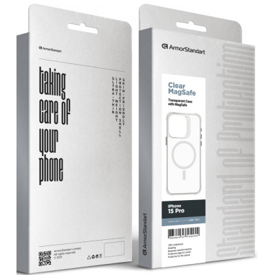 Чохол до мобільного телефона Armorstandart Clear Magsafe Apple iPhone 15 Pro Tansparent (ARM71051) Вінниця - фото 6