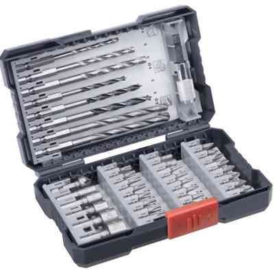 Набор сверл и бит Einhell HSS, 39 шт, L-Box, KWB (108956) Винница