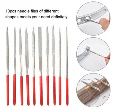 Напильники алмазные набор 10 шт Київ - фото 2