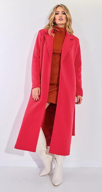 Трикотажне пальто з розрізами (46) Київ - фото 6