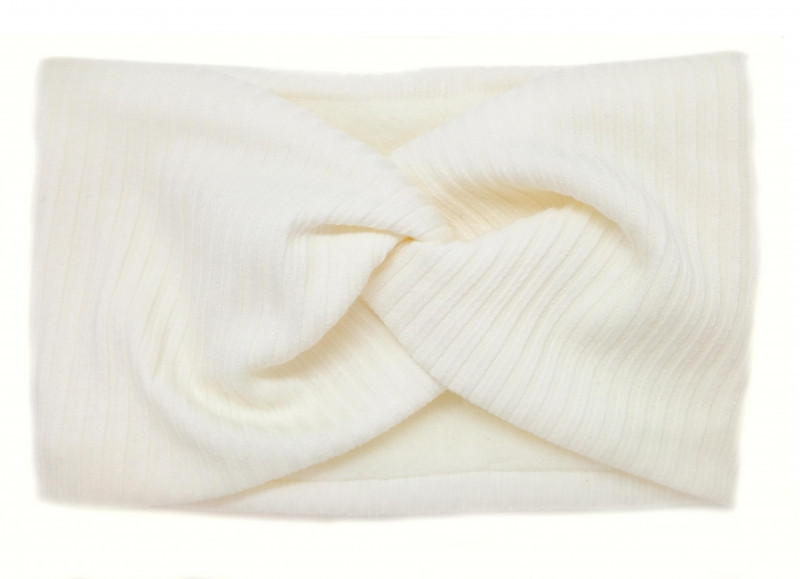 Повязка на флисе широкая белая Киев - изображение 1