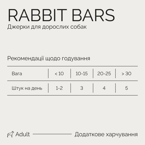 Джерки Savory Bars With Rabbit батончики для собак з кроликом 100 г Київ - фото 7
