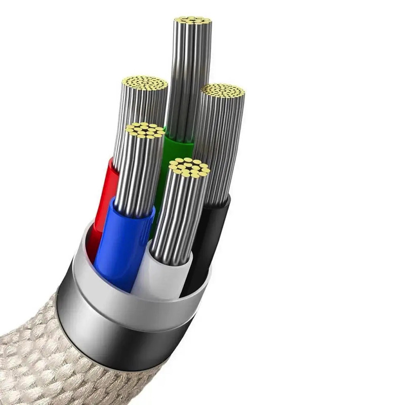 Кабель Baseus Crystal Shine Series Fast Charging Data Cable Type-C to iP 20W 1.2m Pink Одеса - фото 5