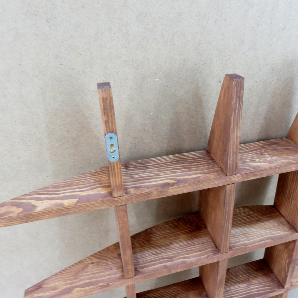 Настінна книжкова полиця "Володар" капучино Миколаїв - фото 6