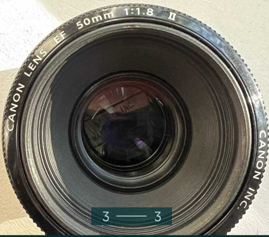 Об'єктив Canon EF 50mm f/1.8 II Київ - фото 2