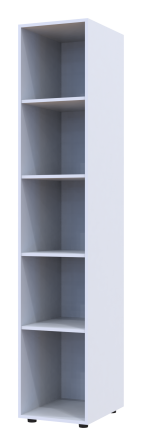 Шкаф-пенал с зеркалом Doros Гелар 39х49,5х203,4 см Белый (DRS-011129) Днепр