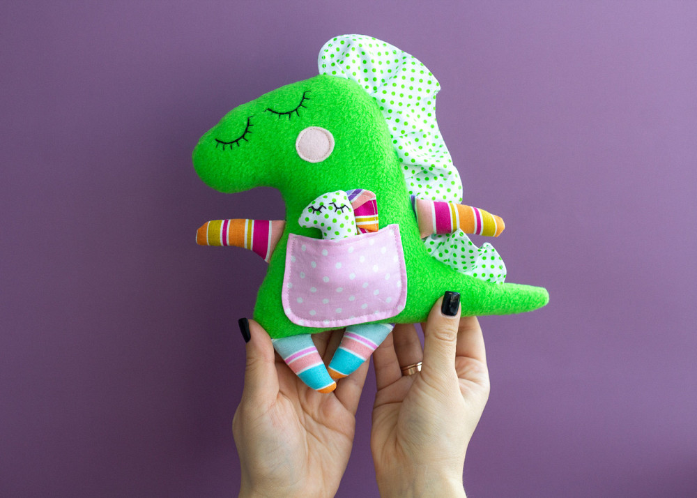 М’яка іграшка сплюшка Дракончик Київ - фото 2