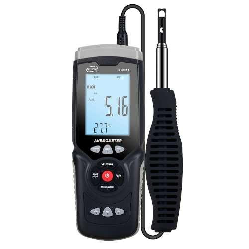 Термоанемометр профессиональный USB, 0,3-30м/с, 0-45°C BENETECH GT8911 Чернигов - изображение 1