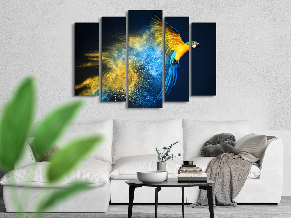 Модульна картина Абстракція Папуга Art-300_5 ( 80х118см ) Київ - фото 2