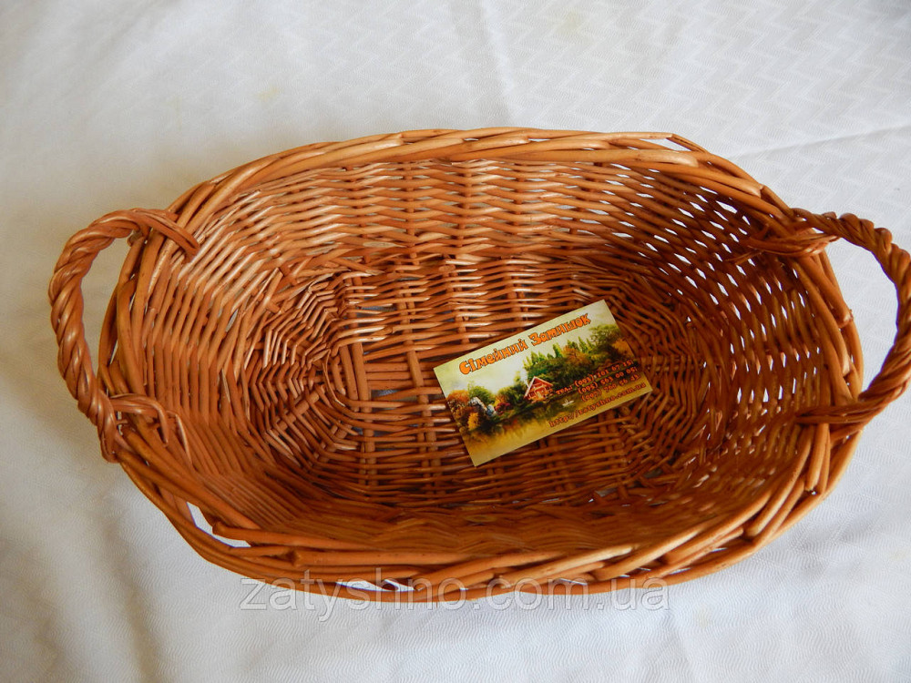 Плетеная корзина с ручками для подарков Киев - изображение 7