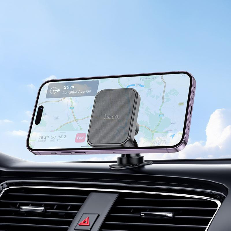 Автотримач для телефона HOCO H33 Cheetah magnetic car holder(center console) Black Киев - изображение 9